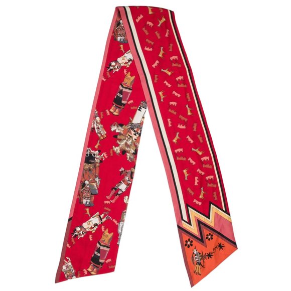 Hermes Accessories - NWT❤️Hermes❤️Kachinas Maxi Silk Twilly